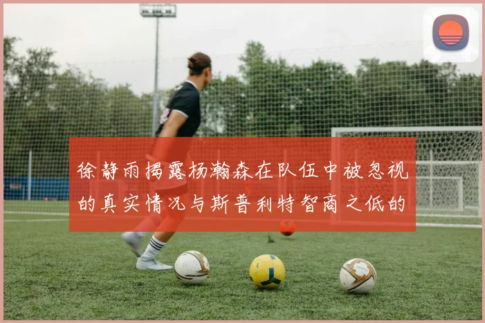 徐静雨揭露杨瀚森在队伍中被忽视的真实情况与斯普利特智商之低的尴尬真相